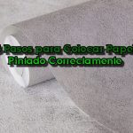 5 pasos colocar papel pintado correctamente
