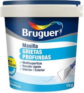 Bruguer Masilla Grietas Profundas Blanco 1 Kg